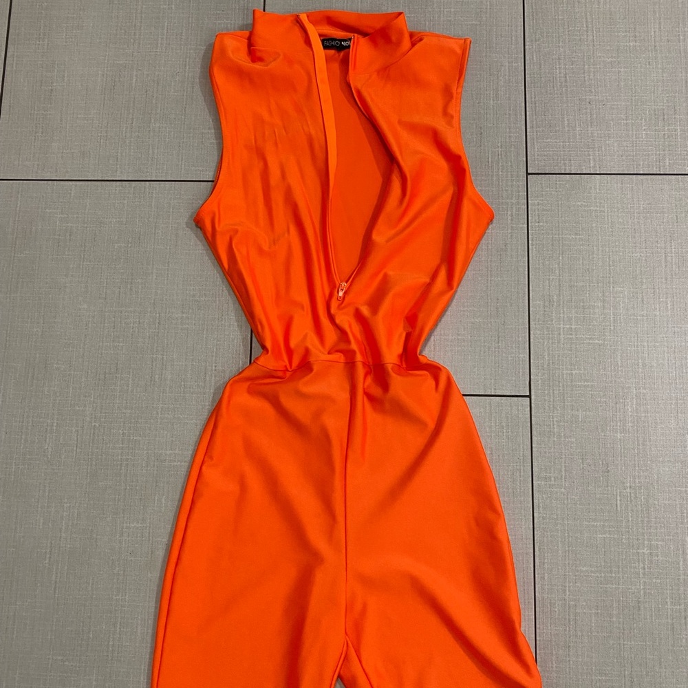 Orange Body suit
